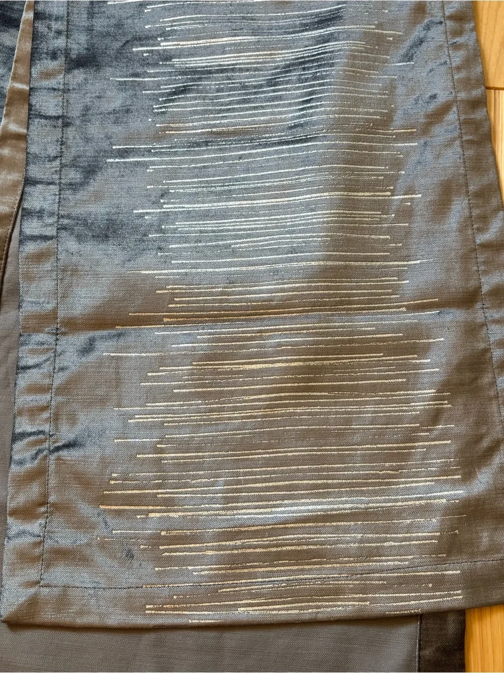 NEW West Elm Luxe Lined Printed Luster Velvet Table Runner 14x90 Inches